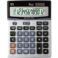 M&G 12 Digit Check & Correct Calculator 120 Steps