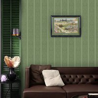 Murgall 3D Rococo Peel and Stick Wallpaper Green 44x305cm 1 Roll
