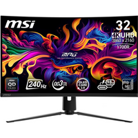 MSI MPG 321CURX QD-OLED 80 cm (31,5 inch) 4K Ultra HD monitor 3840 x 2160 pixels zwart