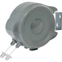 Addis Dual Line 30m Retractable Clothes Washing Line Wall Mounted