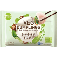 FRESHASIA dumplings met paddenstoelen en bladgroenten 450 g