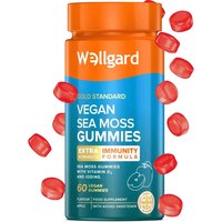 Wellgard Sea Moss Vegan Daily Wellness Support Gummies Apple Flavour - 60 Gummies