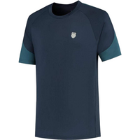 K-Swiss Hypercourt Mesh Crew 3 T-shirt - Peacoat/Indian Teal - Maat S