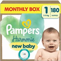Pampers Harmonie Luiers Maat 1 – Maandbox 180 Luiers