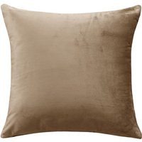 Deconovo Dutch Velvet cushion cover brown color 50*50cm 1pc