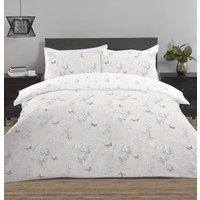 NightComfort Duvet Cover Set Vanessa Reversible Grey Double