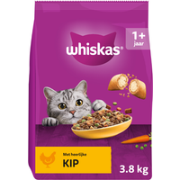 Whiskas 1+ Droog Adult Kip 3,8 kg