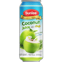 Sunlee kokosnootsap met pulp 485 ml