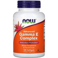 NOW Foods Vitamin E Gamma E Advanced Antioxidant Formula Softgels - 120 Softgels