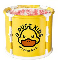 Leli Little Yellow Duck Bathing Bucket Foldable Bathing Bucket+DIY Bracket