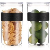 Bodum PRESSO Food Storage Containers 2 x 2L - Black