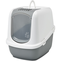 NESTOR JUMBO KATTENBAK WIT/LICHTGRIJS 66,5 x 48,5 x 46,5 cm