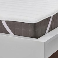 MENDALE matrastopper - Zachte ondersteunende 2,5 cm comfortabele en duurzame topper met eenvoudige pasvorm en elastische bandjes - hypoallergeen en wasbaar, 90 x 200 cm