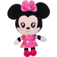 Disney Chibi collectie pluche speelgoed Minnie Mouse - 25 cm, rood en wit