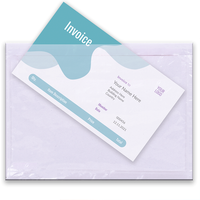 Triplast A5 Document Enclosed Wallets Plain Clear Pack of 100