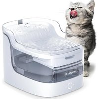 PETGUGU 2L Cat Fountain with Wireless Pump,