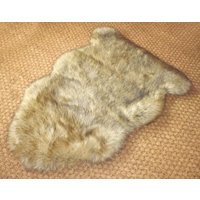 Likewise Rug Faux Fur Hide Brown 60x90cm