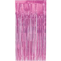 Unique Party Fringe Door Curtain, Light Pink, 1m x 2m