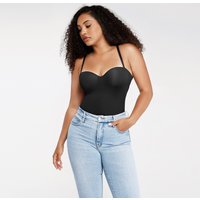 Feelingirl One-Piece Underwire Strap Removable Anti-Slip Waist And Abdomen Underwire Shaping Thong Bodysuit for Women Fits All Shape S Black, Couple Gift Perfect Gift