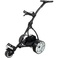 Ben Sayers Electric Golf Trolley Folding 18 Hole Battery Black/White