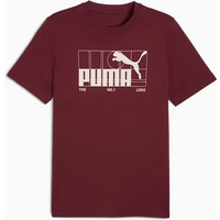 Puma Graphic No.1 Logo Tee Men- Ruby Shimmer