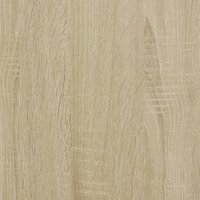 Vida Bureau Organizer - Geprocessed Hout, Sonoma Eik, 44,5 x 24 x 25 cm
