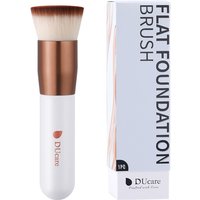 DUcare Single Flat Foundation Brush - White Handle