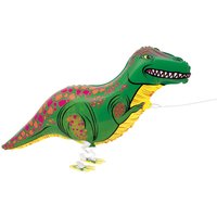 Unique Party Foil Walking Pet Balloon, T-Rex, 89cm