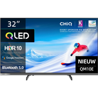 CHiQ L32QM10E 32 inch QLED smart Google TV | randloos metalen ontwerp, 90% DCI-P3-kleurweergave, HDR10, Dolby Audio | ideaal voor slaapkamers en kleine ruimtes Smart TV