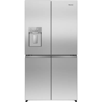 Hisense PureFlex RQ5P640SYSD 91cm American Style Fridge Freezer – 485L, Stainless Steel, Total No Frost, E Energy Rating