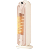 Bear 2000 W keramische PTC-ruimteverwarmer met 90° oscillatie, timer van 12 u en opwaartse warmte - draagbare elektrische kachel, DNQ-C20H5
