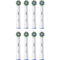 Oral-B CrossAction vervangende opzetborstels, verpakking van 8