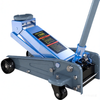 Floor Jack,3 Ton Capacity Fast Lift,Carbon Steel with Wheels car Jack,Heavy Car Floor Jack Max Lift Height 46cm,Providing Stable Support for Various Cars,Blue