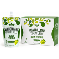 DELIEF Vegan Collageen Konjac Jelly Groene Druif 120 g x 10