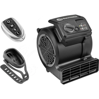 Vacmaster AM1202R Cardio54 vloerventilator voor fitnessruimte met afstandsbediening, fietsventilator, stille ventilator