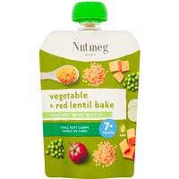 Nutmeg Vegetable & Red Lentil Bake 7+ Months 130g