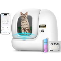 PETKIT Pura Max 2 Automatic Self-Cleaning Cat Litter Box, App Control Automatic Litter Box with Safety Sensors, Odor Free & Anti-Leakage Basic Bundle Includes Trash Bags, 2.4G WiFi & Low Entrance