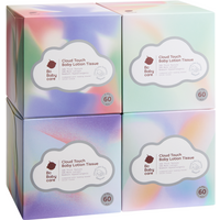 Bc Babycare Lotion Tissue 4 × 60 = 240 stuks, 5-laags