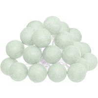 Atmosphera LED Slinger - 20 Ballen, 6 cm, Celadon