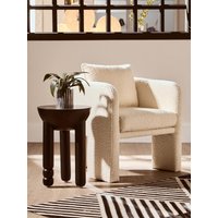 Fifty Five South Side Table Tri Solid Mango Wood Black
