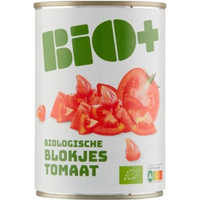 Bio+ biologische tomatenblokjes - 400 g