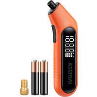 AstroAI digitale bandenspanningstester, 300 PSI, 20 bar, groot scherm met achtergrondverlichting en zaklamp, 4 standen, geschikt voor auto’s, vrachtwagens, fietsen en motorfietsen, AAA-batterijen