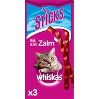 Whiskas Kattensticks Zalm 3 x 6 g