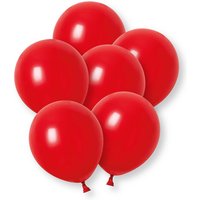 Unique Latex Balloons, Red, 30cm, 10 pack