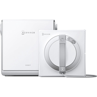 ECOVACS WINBOT W2 PRO Omni raamreinigingsrobot met 6-in-1 multifunctioneel station, opladen tijdens gebruik, sproeikop met 3 sproeiers, veiligheidsbescherming op 12 niveaus, Win-SLAM 4.0 routeplanning, wit