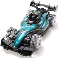 4DRC Y2 RC-stuntauto met gebarenbediening voor kinderen van 6-12 jaar, 2,4 GHz, 4WD, 360° rotatie, drift, met licht, muziek en spray, schaal 1:12, speelgoedauto's, cadeau voor jongens en meisjes