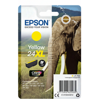 Epson Elephant 24XL Claria Photo HD inktcartridge, geel, enkelverpakking