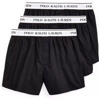 Ralph Lauren Stretch Cotton Boxer 3-Pack - Black