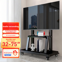 CNTSLNB+ mobiele tv-standaard + commerciële mobiele standaard + 32-75 inch