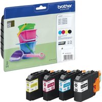 Brother LC-221 originele inktcartridges 4 stuks standaardcapaciteit zwart, cyaan, magenta, geel